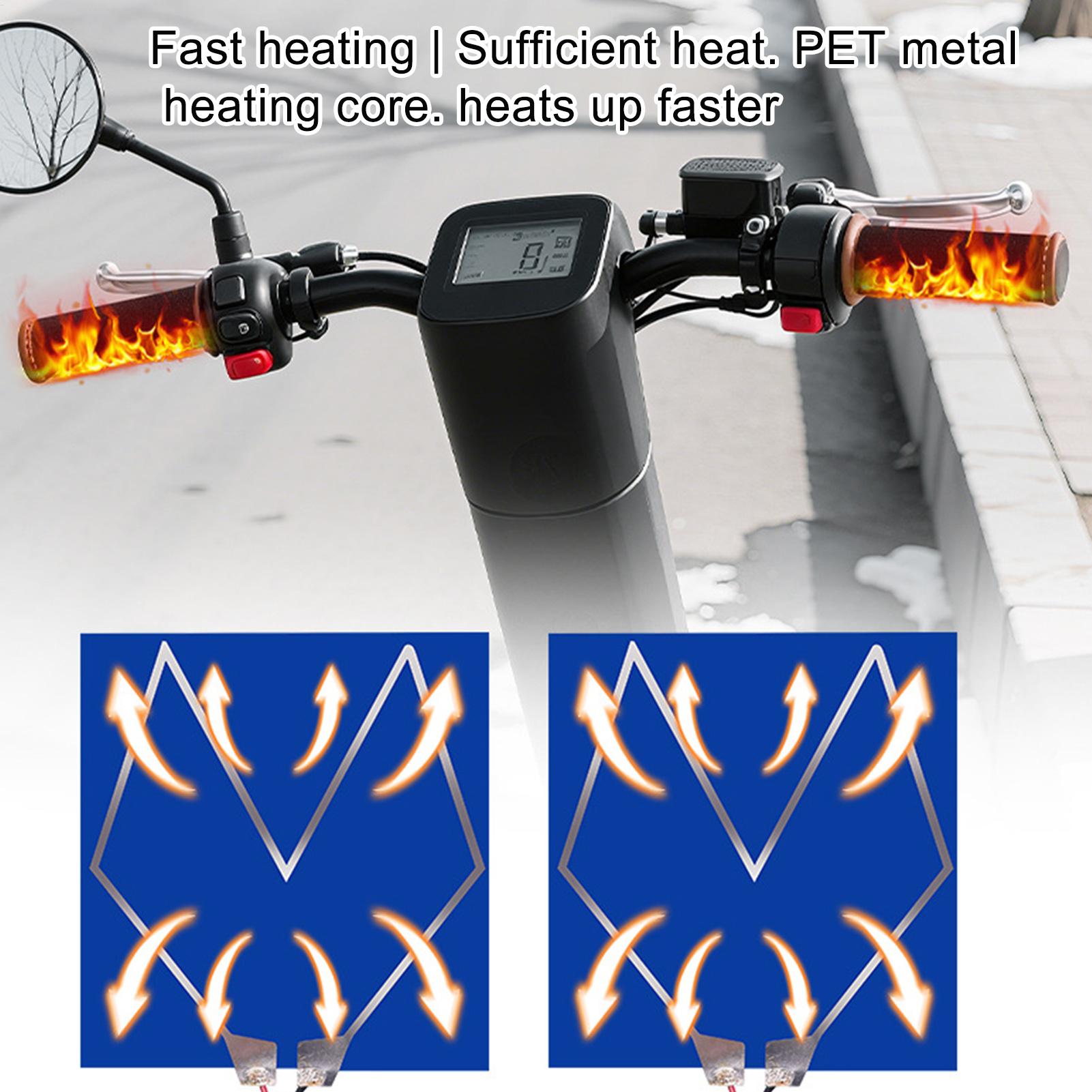 ที่จับแฮนด์มอเตอร์ไซค์แบบมีระบ - Handlebar Grip Heated บทวิจารณ์และราคา